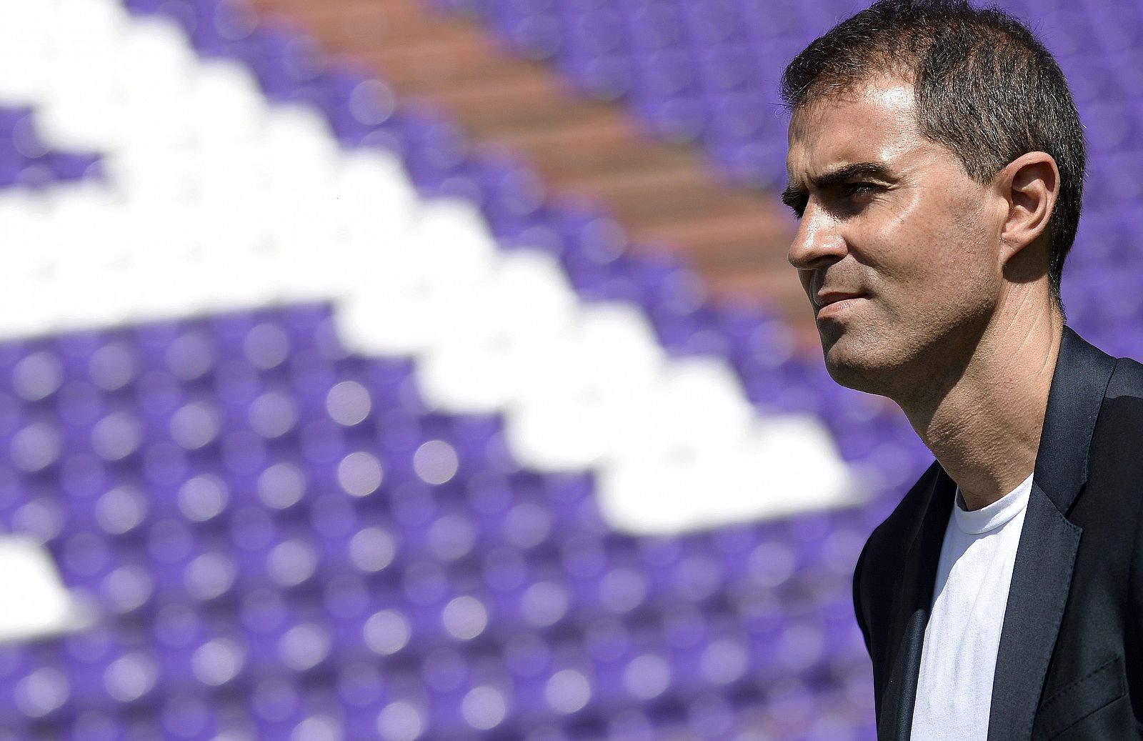 Gaizka Garitano, destituido como entrenador del Valladolid.