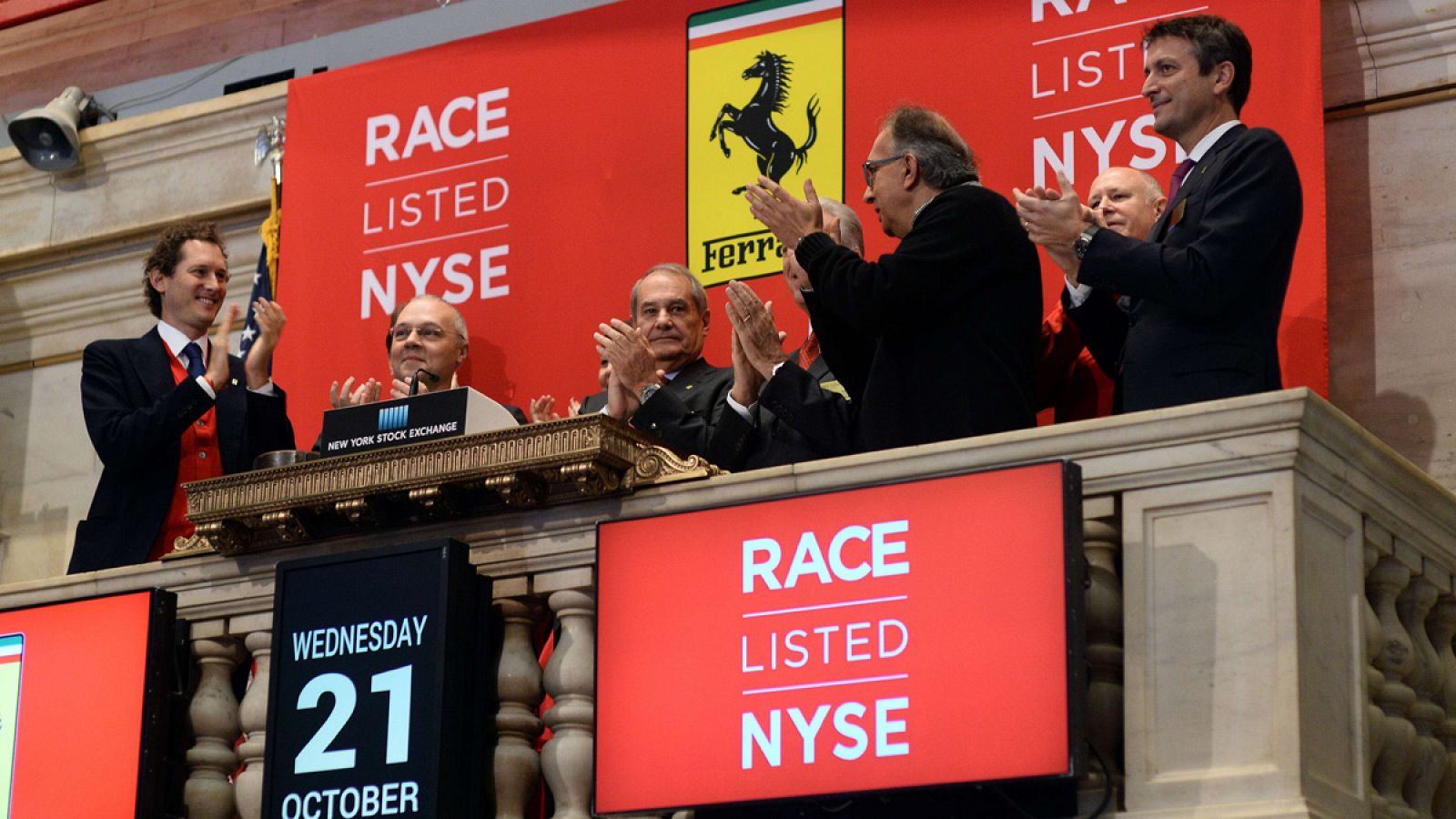 Las acciones de Ferrari comienzan a cotizar en la Bolsa de Nueva York (NYSE)