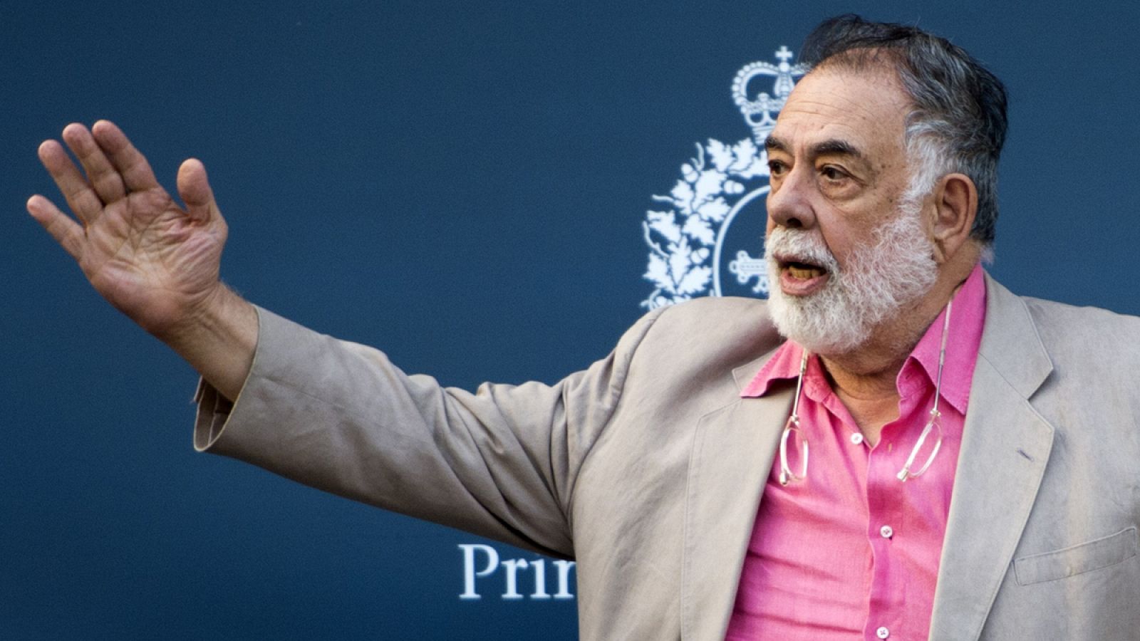 El cineasta Francis Ford Coppola a su llegada a Asturias.