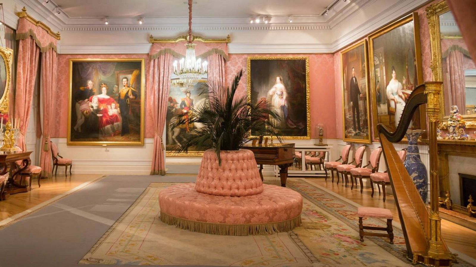 Salón de baile del Museo del Romanticismo.