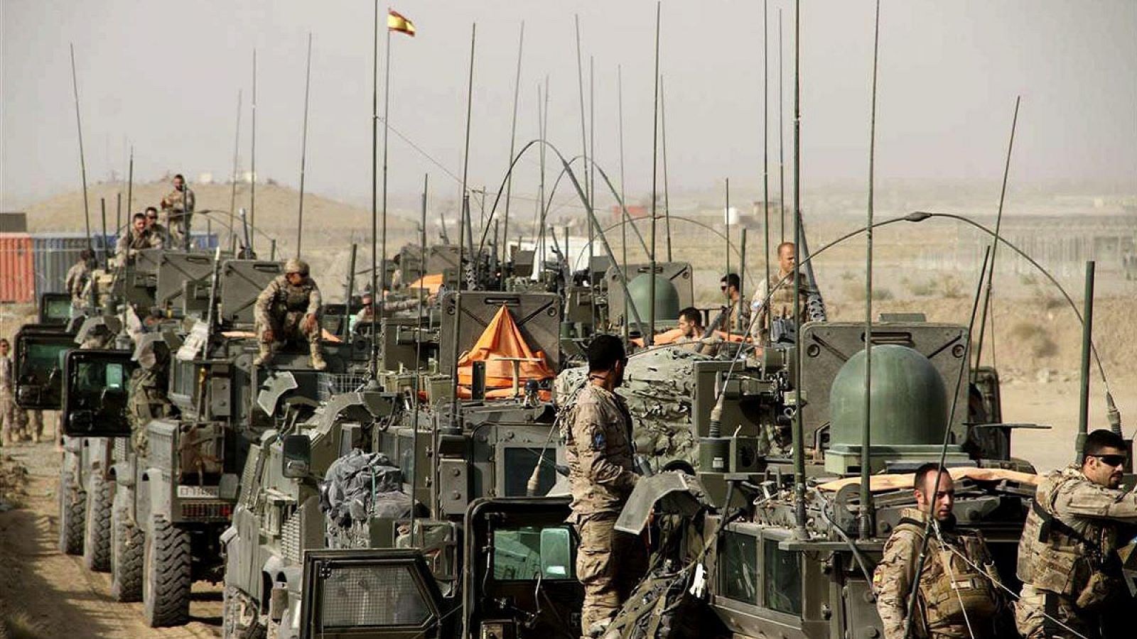 Último convoy procedente de la base de Qala-e-Naw (Afganistán)