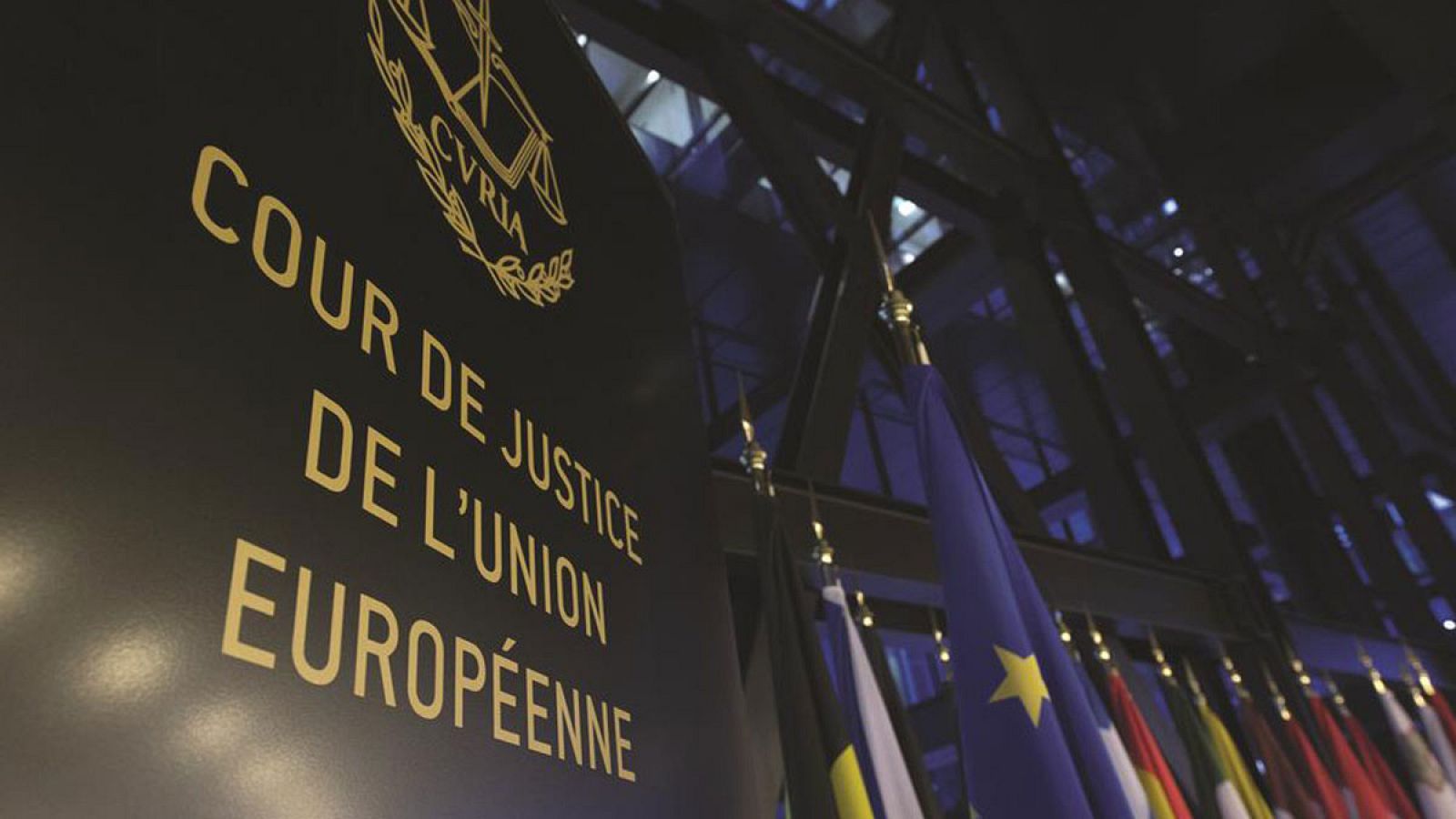 Entrada al Tribunal de Justicia de la UE en Luxemburgo