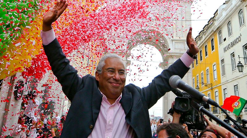 Imagen de archivo del líder del Partido Socialista de Portugal, Antonio Costa.