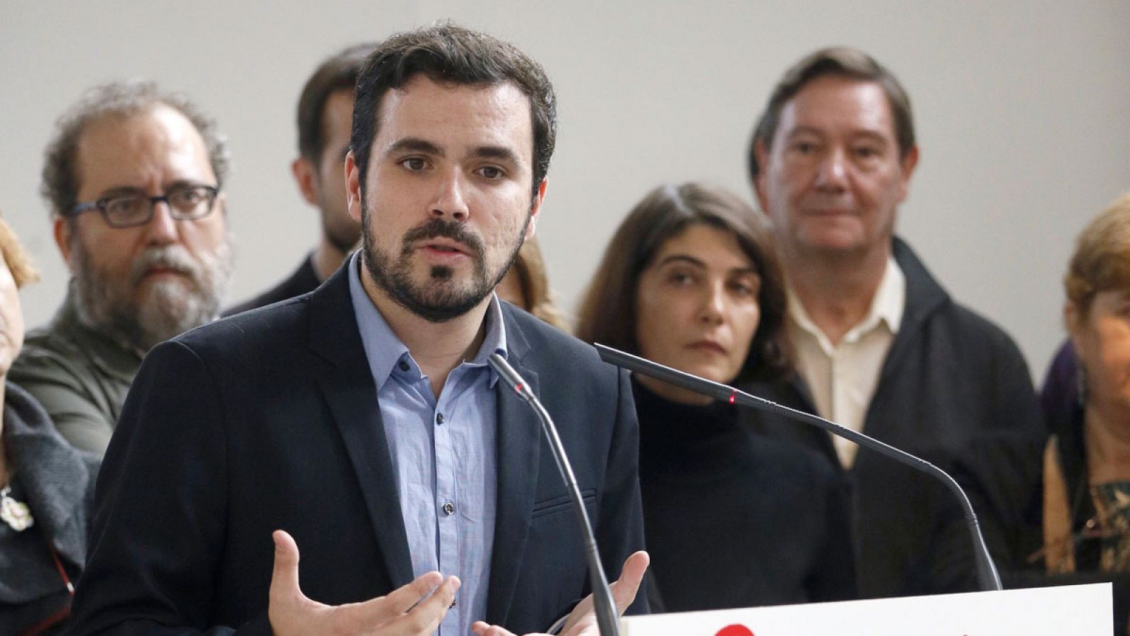 El candidato de Izquierda Unida y Unidad Popular a las generales, Alberto Garzón