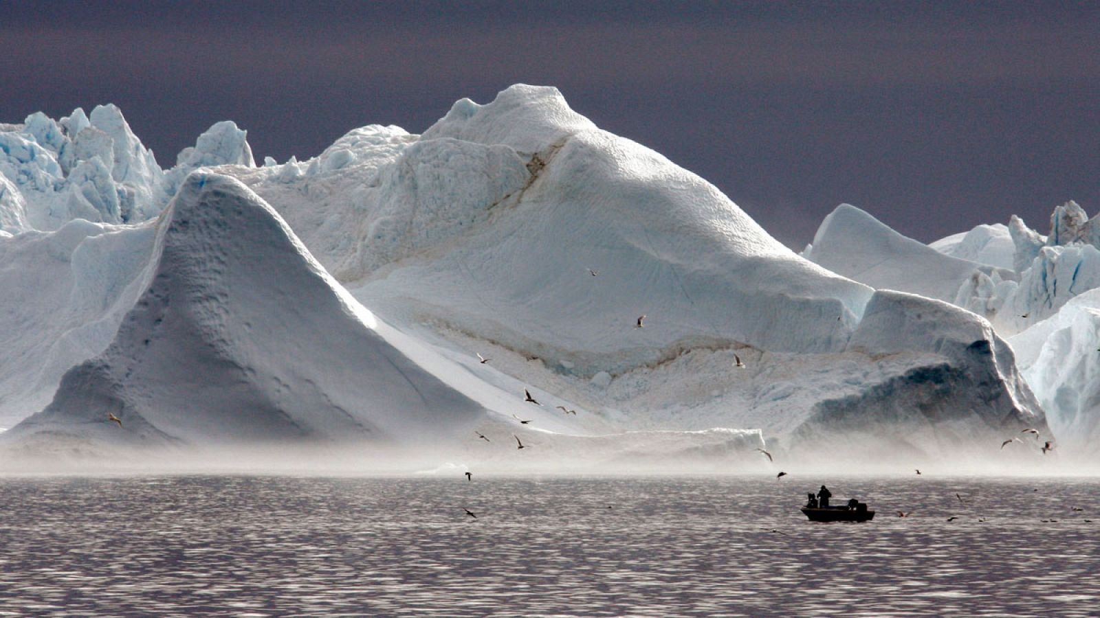 Imagen de un glaciar en Groenlandia.