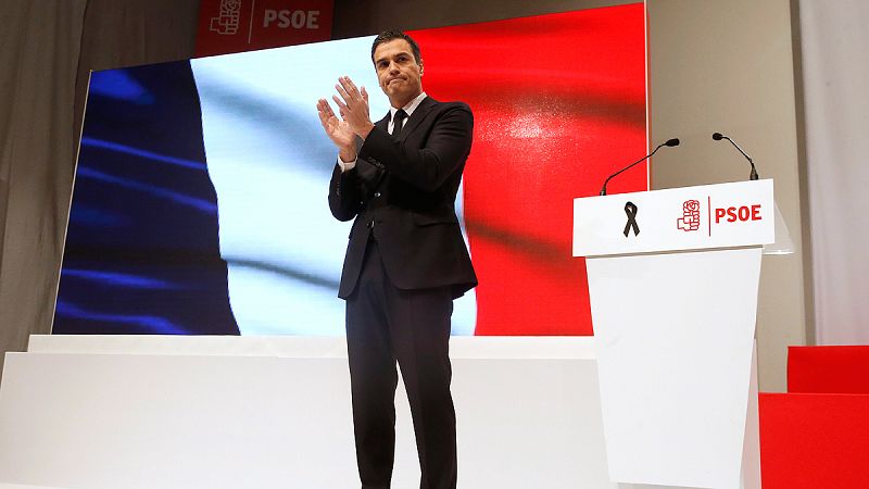 Pedro Sánchez, líder del PSOE