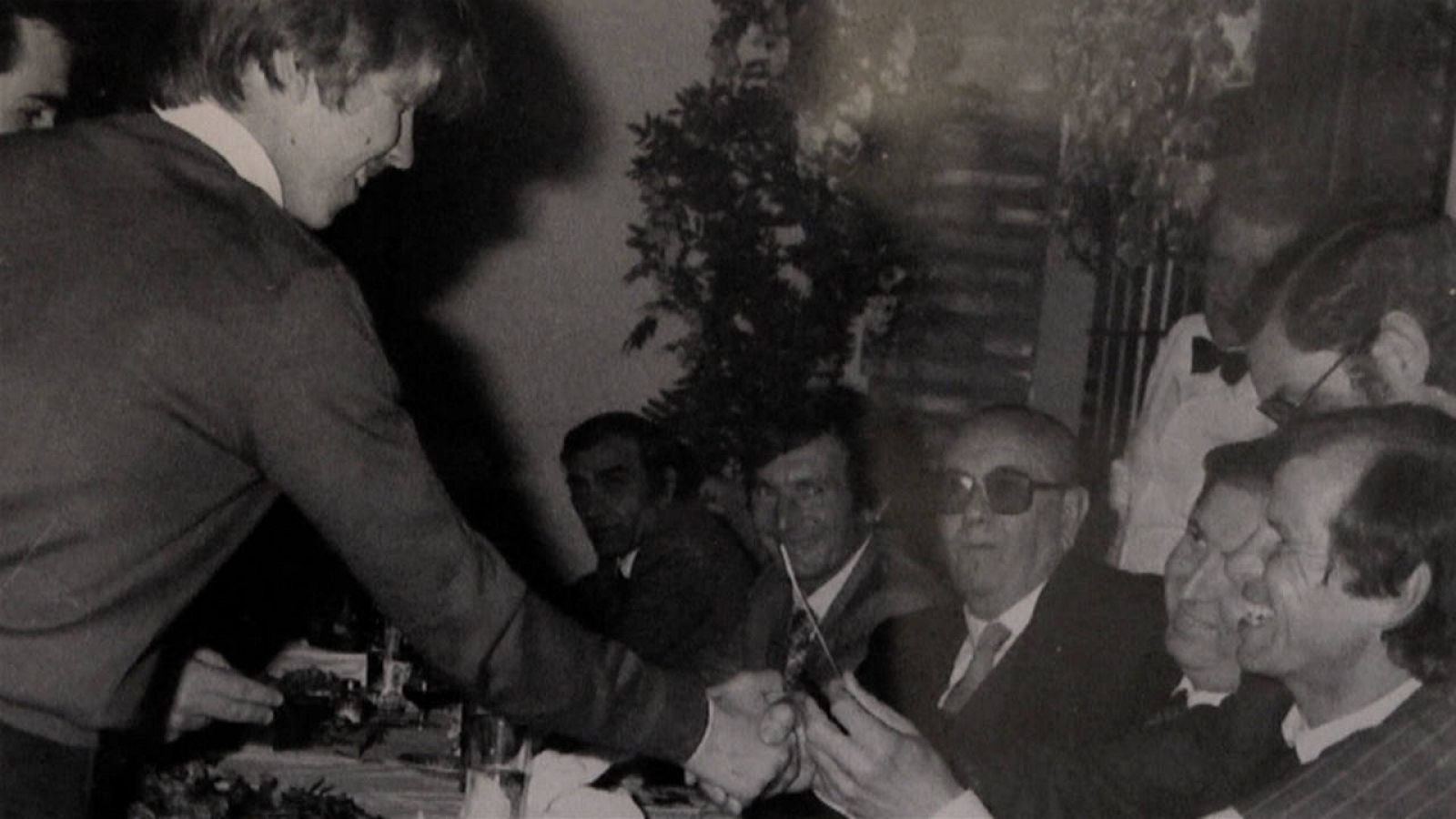 La única foto de Manuel Díaz y Manuel Benítez