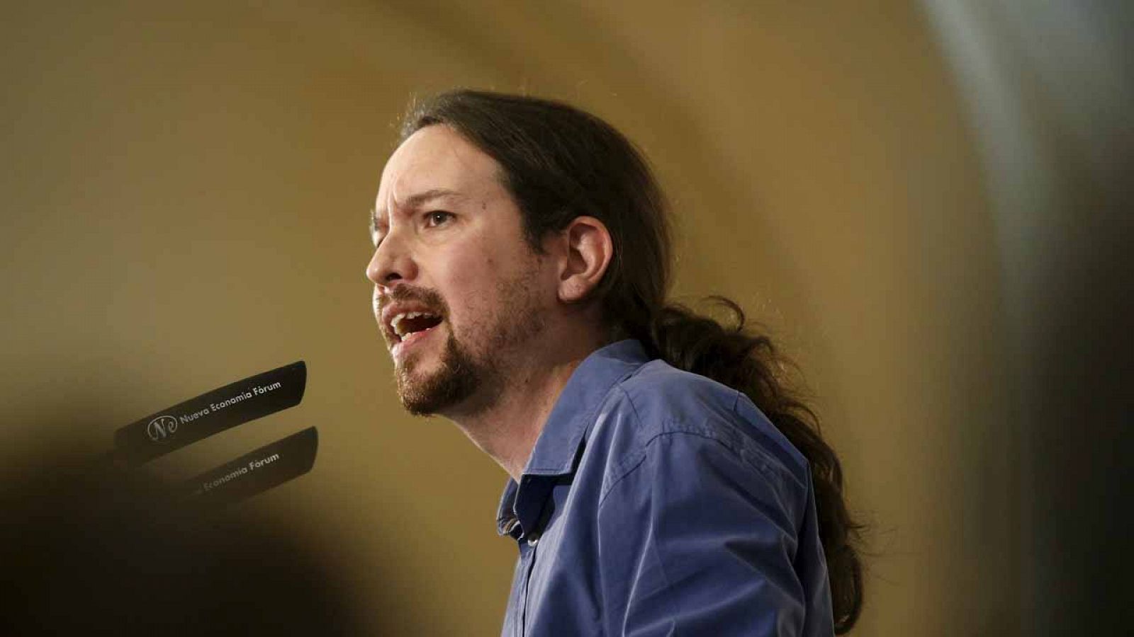 El líder de Podemos y candidato a la Moncloa, Pablo Iglesias.