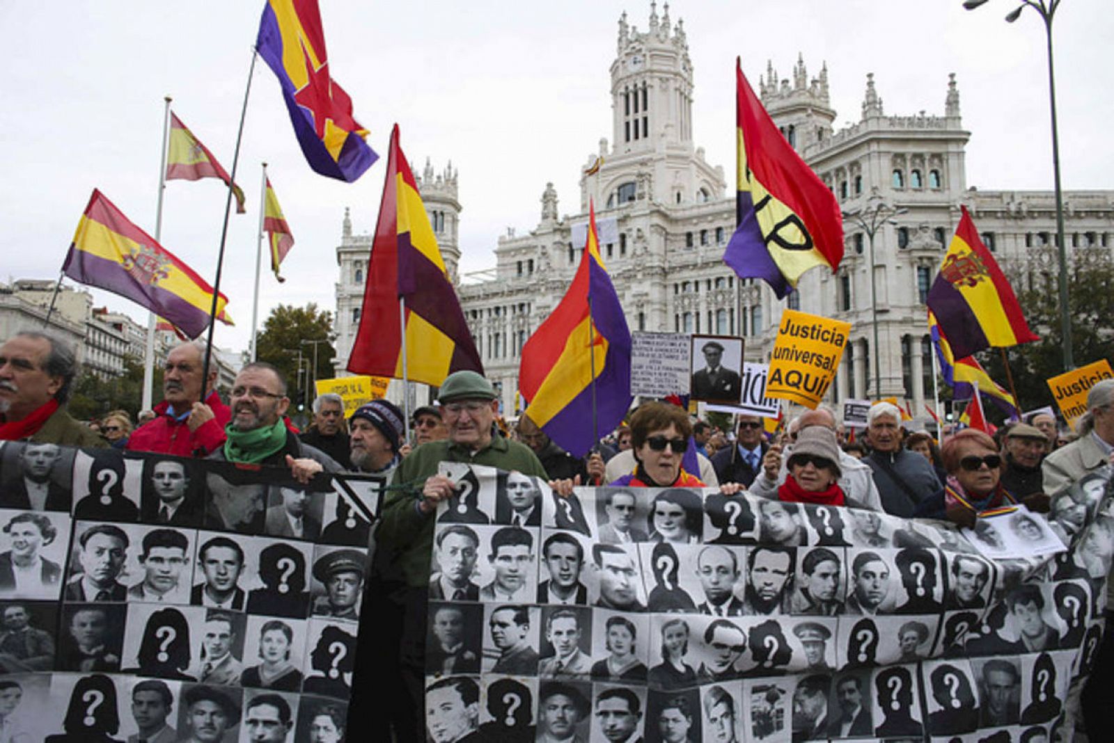 Manifestación estatal por la Memoria Histórica en Madrid