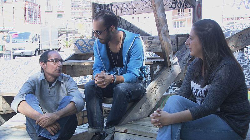 Jancho, Dani y Cristina, los tres protagosnistas