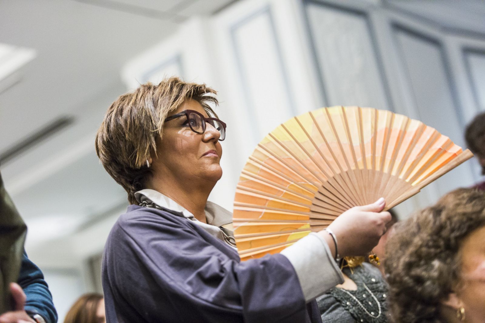 La periodista María Escario, en la gala de entrega de los premios de El Club de las 25