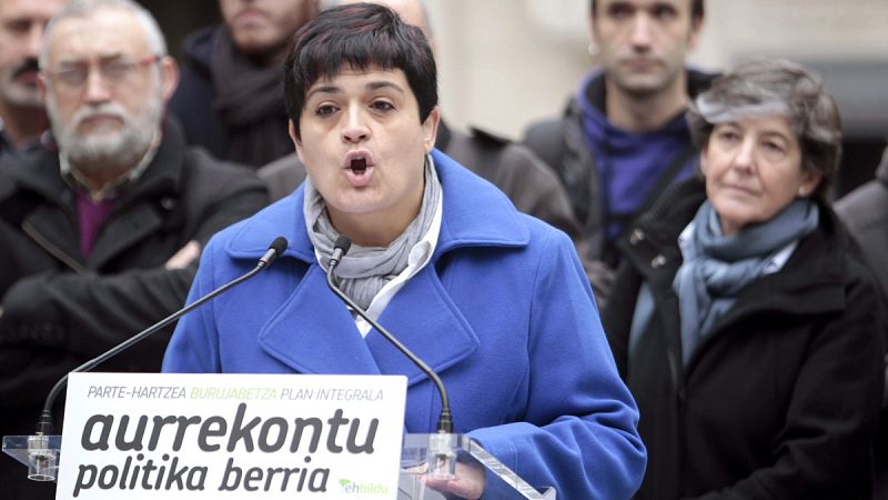 La candidata de EH Bildu por Guipúzcoa, Marian Beitialarrangoitia.