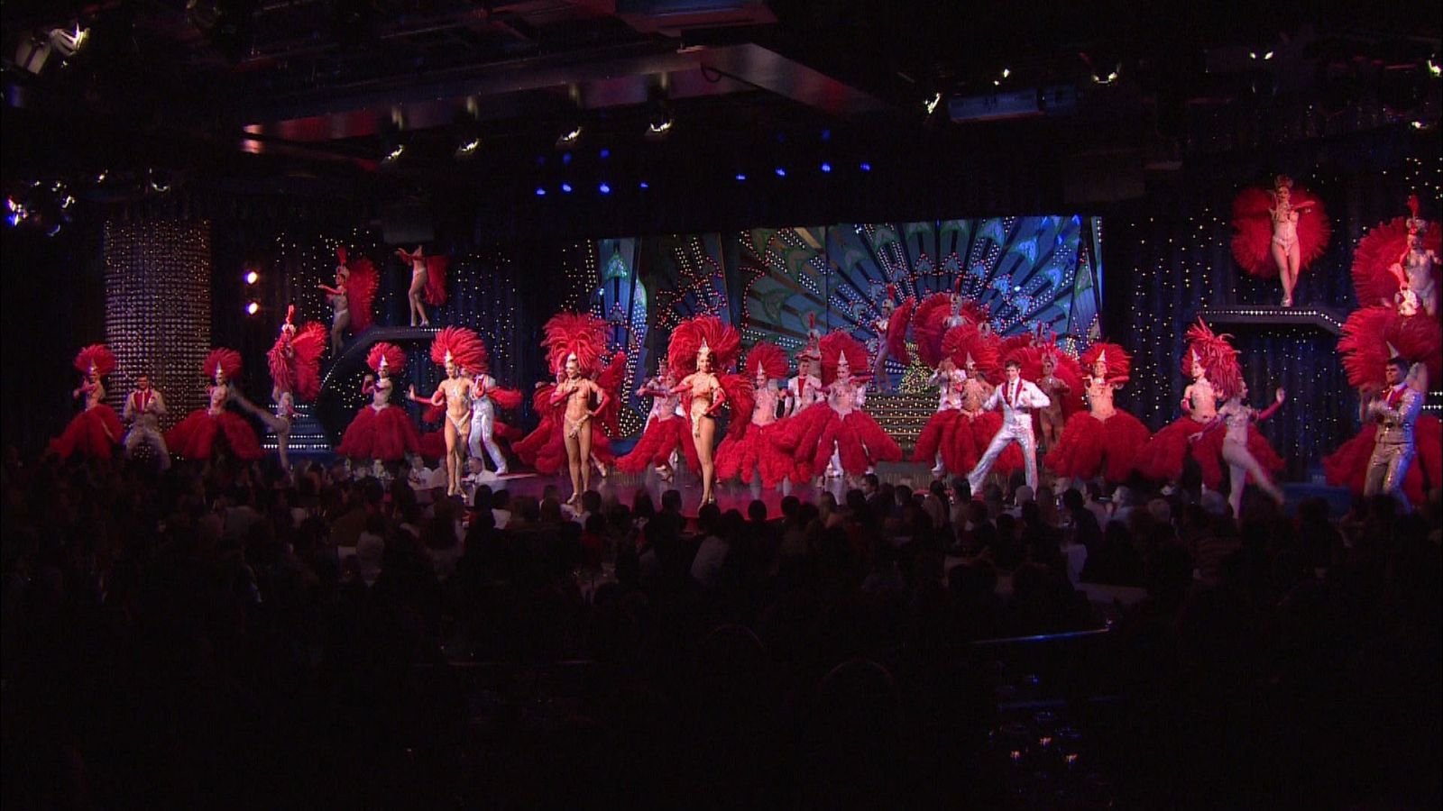 Espectáculo del Moulin Rouge