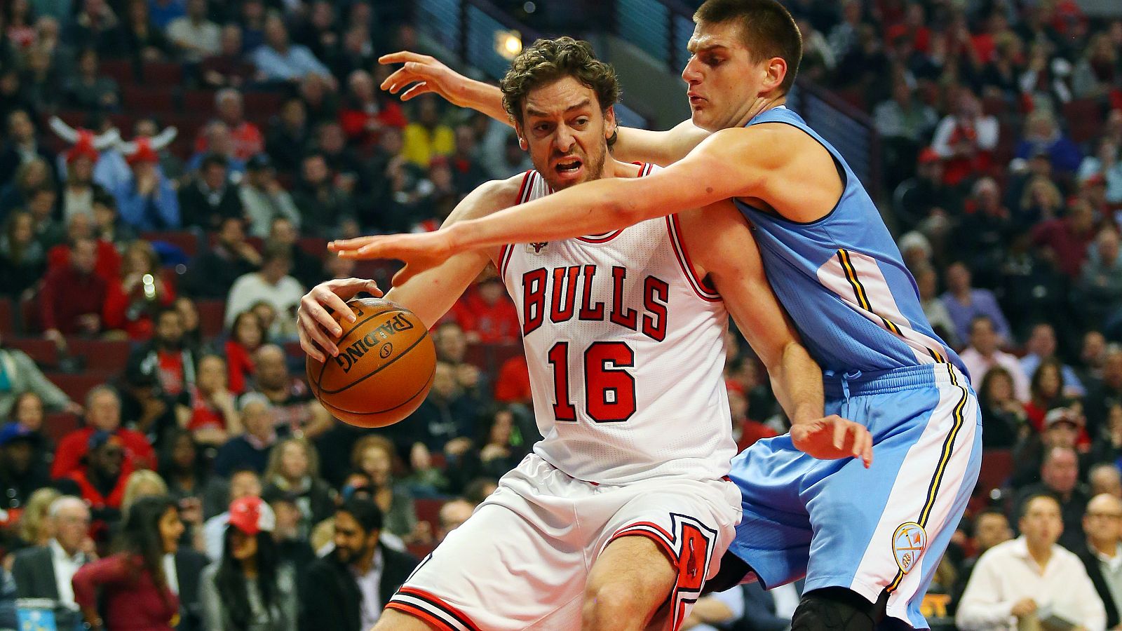 Pau Gasol, en el partido ante los Nuggets.