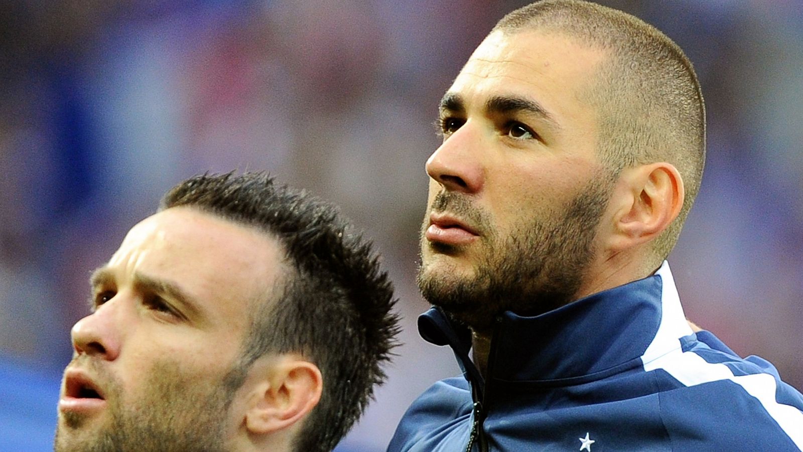 Imagen de archivo de Benzema y Valbuena en un partido de la selección francesa