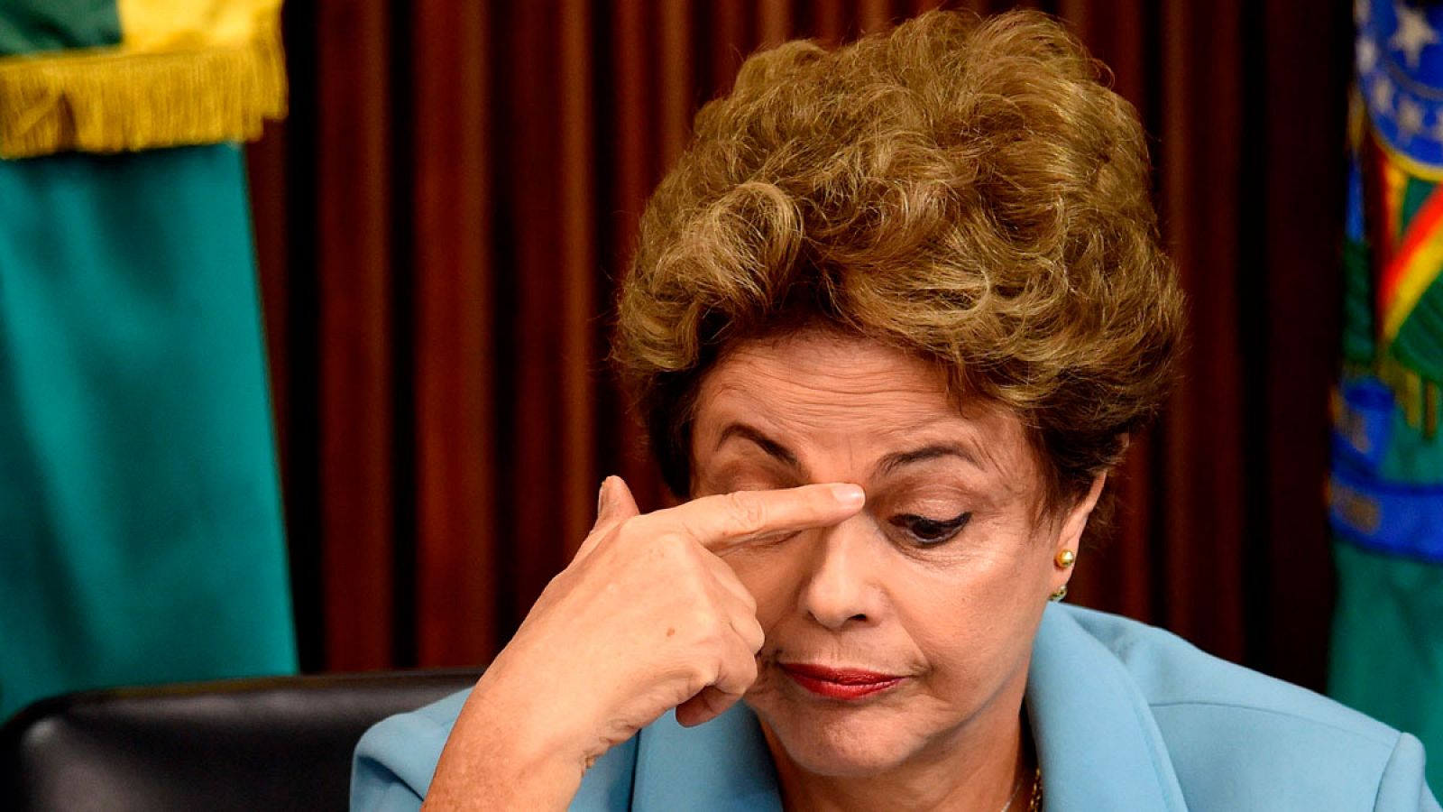 La presidenta de Brasil, Dilma Rousseff, el 8 de diciembre en un acto en Brasilia.