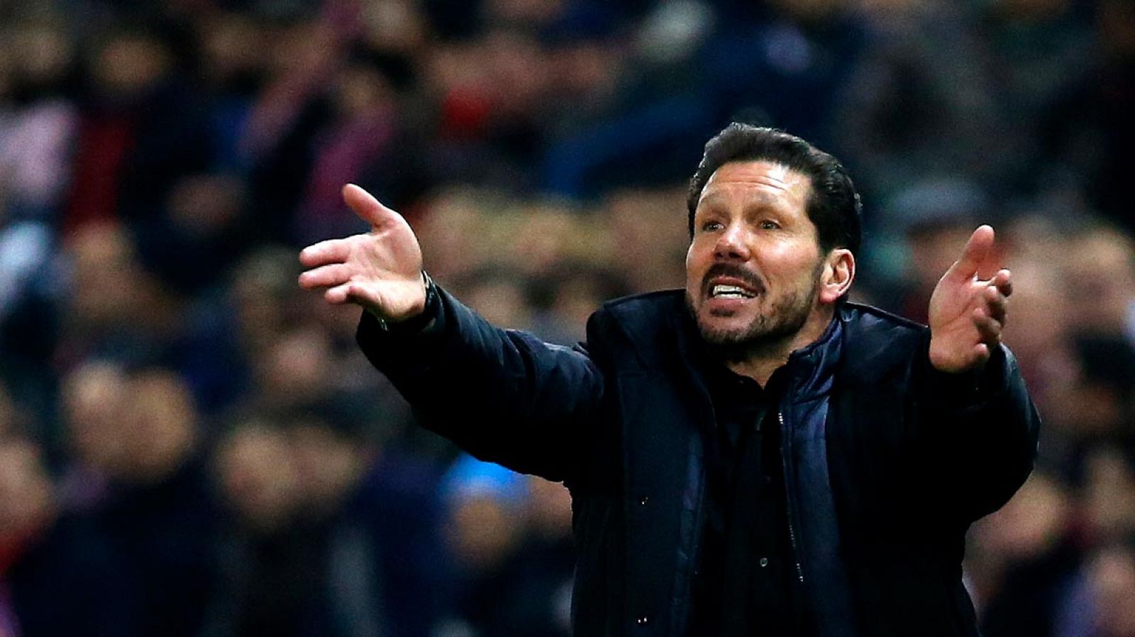 El entrenador del Atlético de Madrid, Diego Simeone.