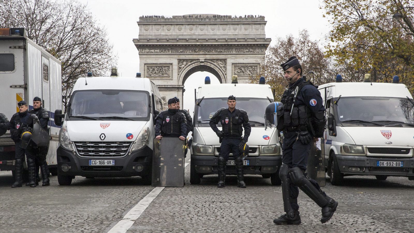 Policías franceses en una imagen de archivo