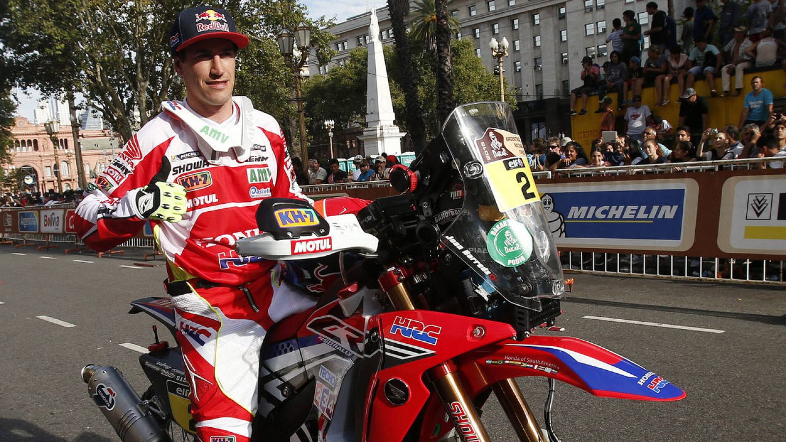 El piloto español Joan Barreda, en la edición anterior del Dakar