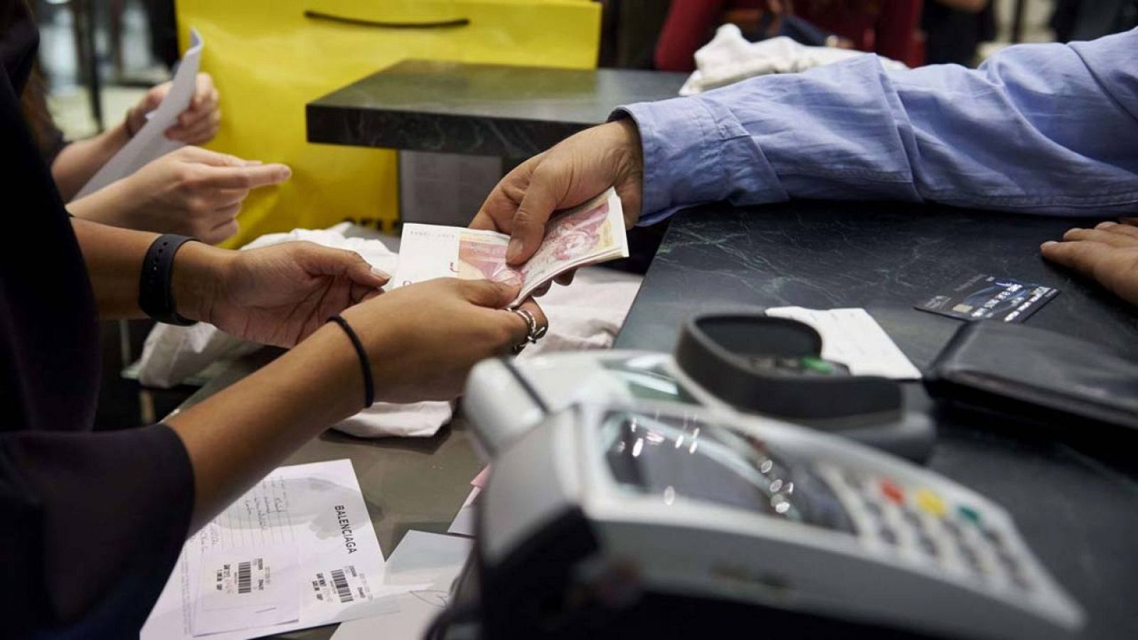 Pago de una transacción en un comercio