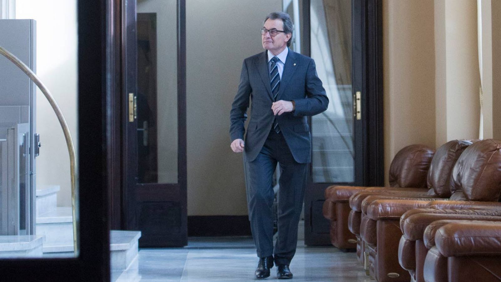 Artur Mas, en el Parlament de Cataluña.