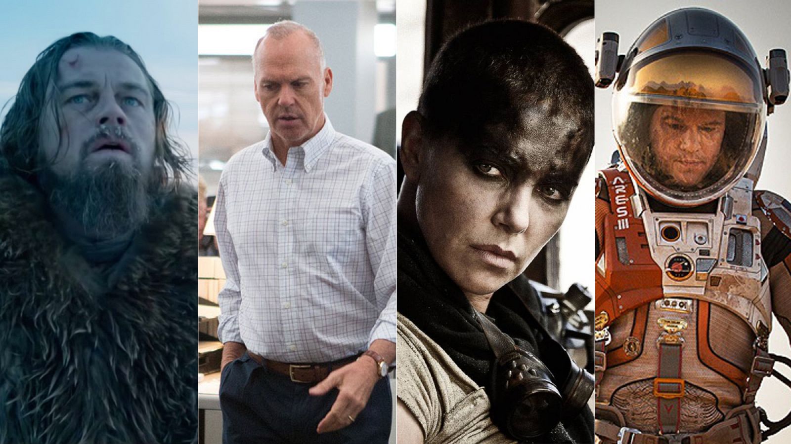 Imágenes de 'El renacido', 'Spotlight', 'Mad Max: Furia en la carretera' y 'Marte'