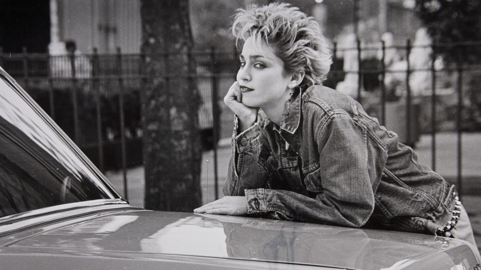 Retrato de Madonna realizado por Peter Cunningham en 1982