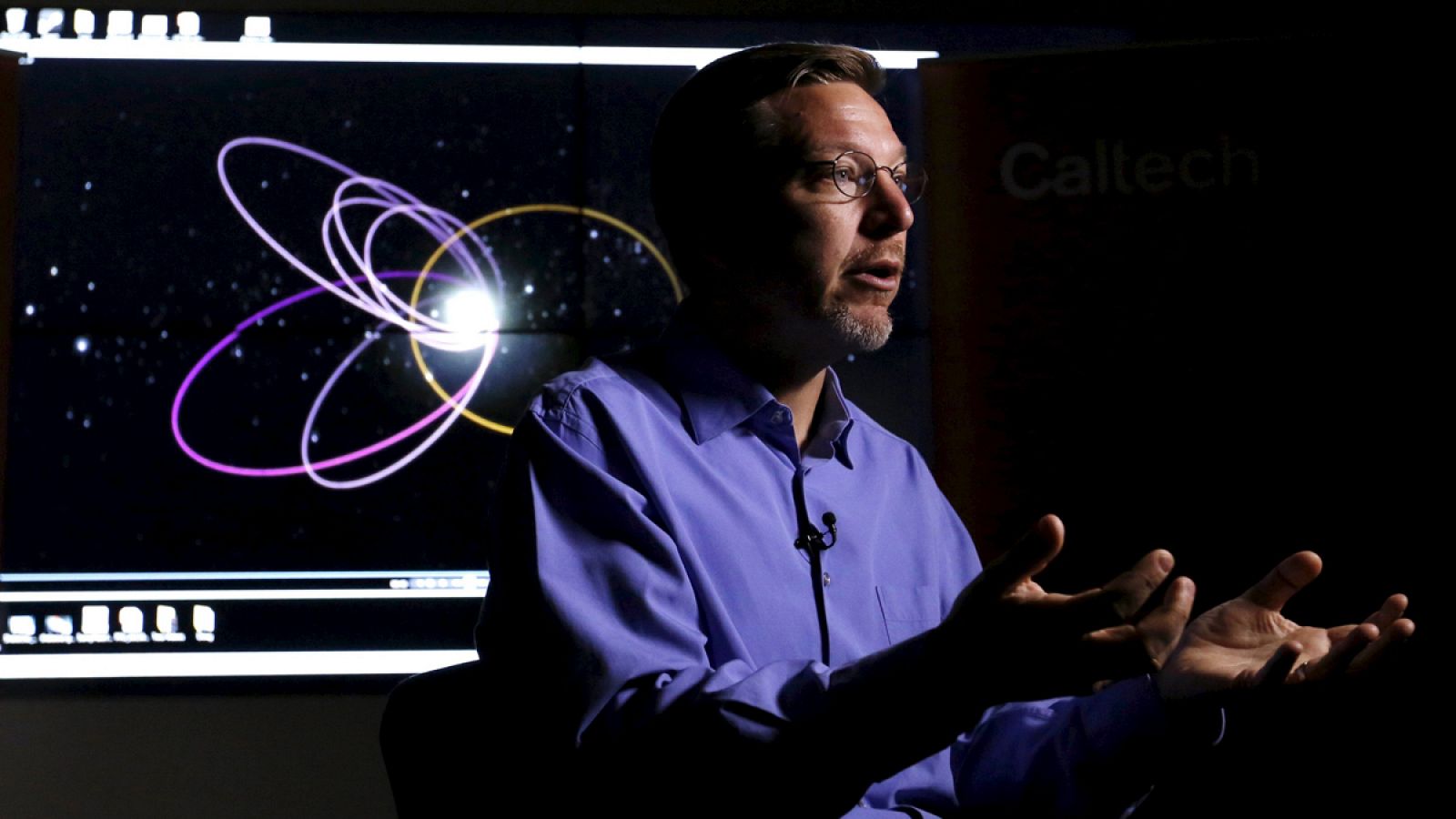 El profesor de Caltech, Mike Brown, durante la presentación del 'Planeta Nueve', la pasada semana.