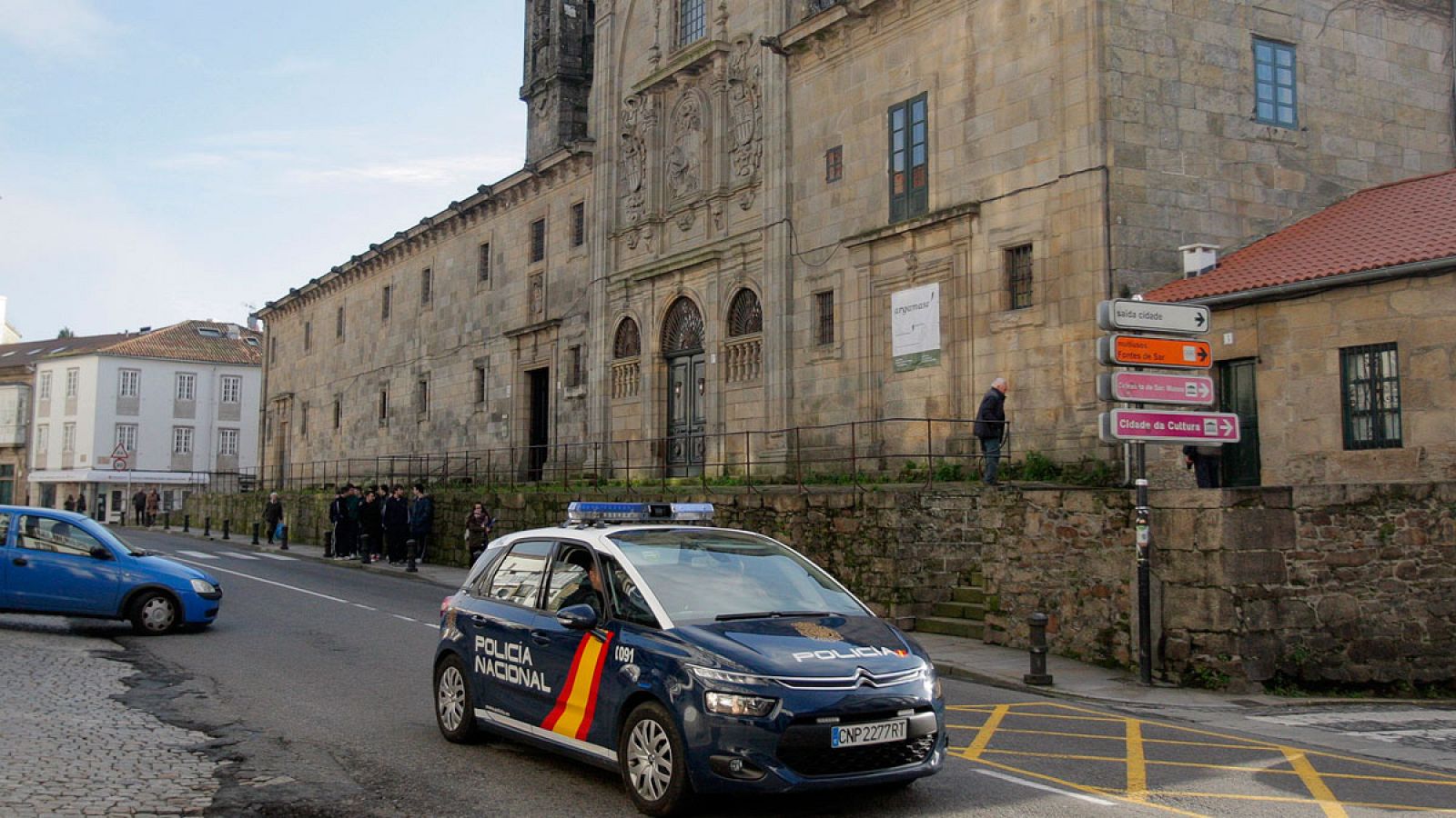 Convento de las Mercedarias situado en el centro histórico de Santiago de Compostela