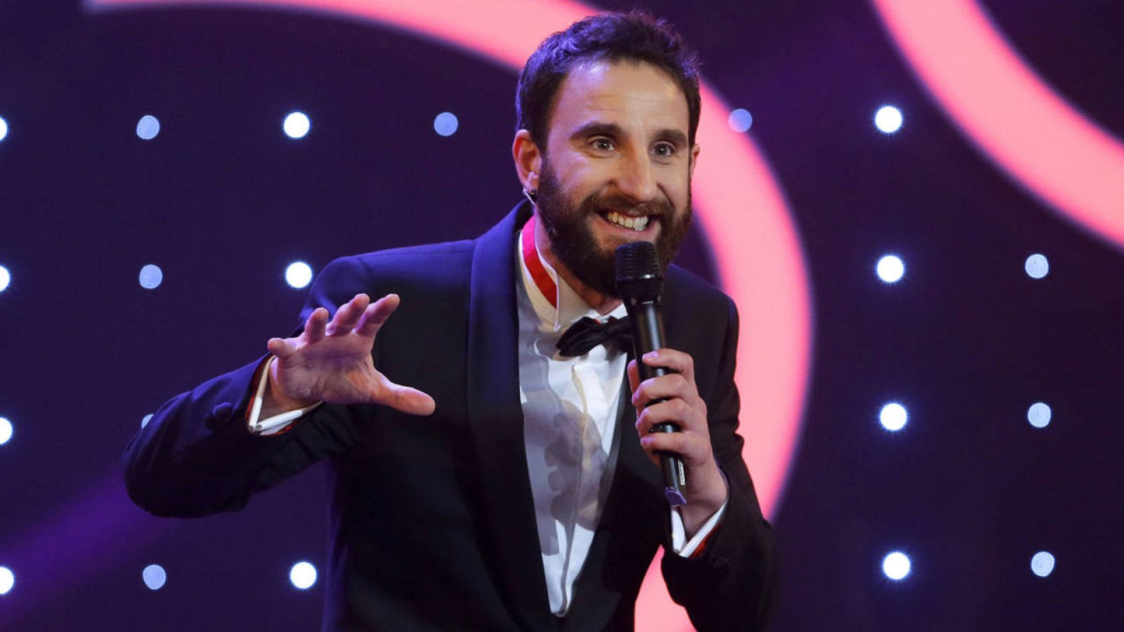 Dani Rovira durante la gala de los Premios Goya