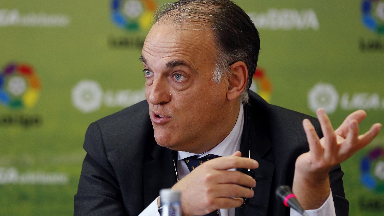 El presidente de LaLiga, Javier Tebas.