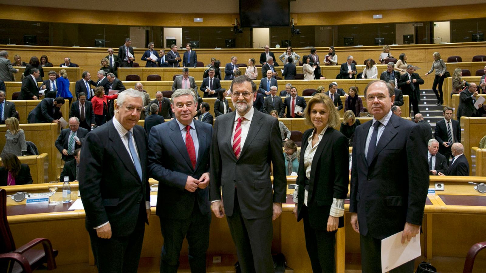 Barberá no acude a la reunión de su grupo en el Senado