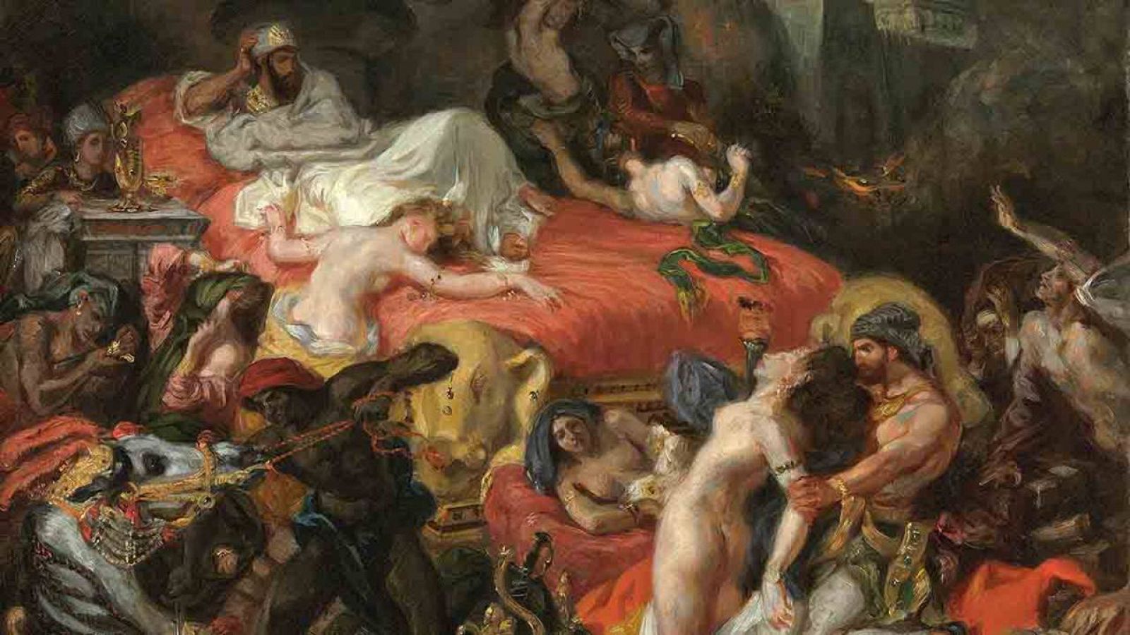 'La muerte de Sardanápalo' (1846) de Delacroix causó gran polémica.