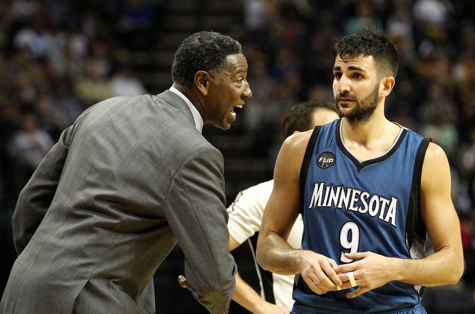 El jugador español de Minnesota Timberwolves Ricky Rubio.