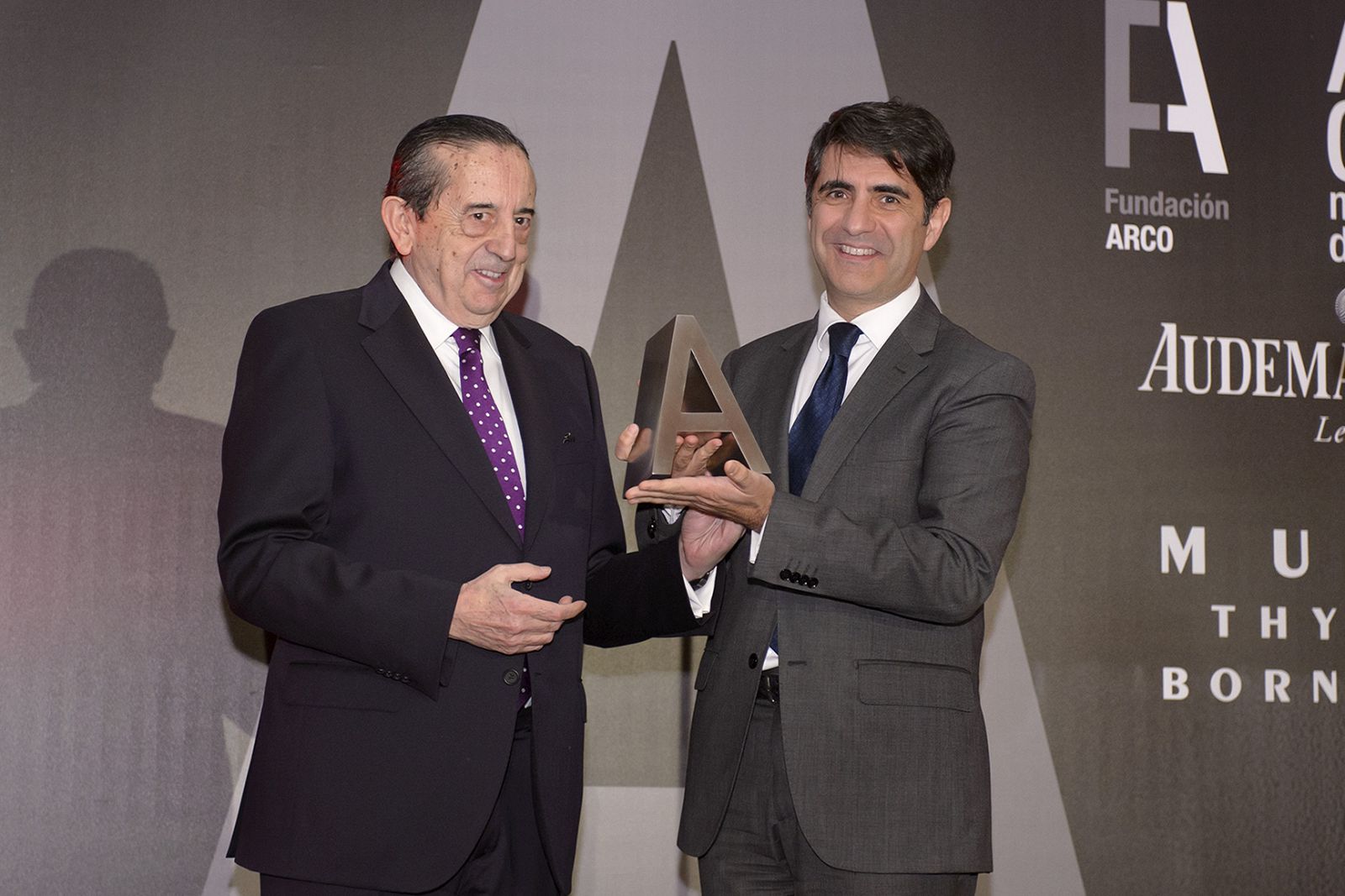 Fermín Lucas, director general de Ifema, junto a Manuel Ventero, director de Comunicación y Relaciones Institucionales de RTVE.