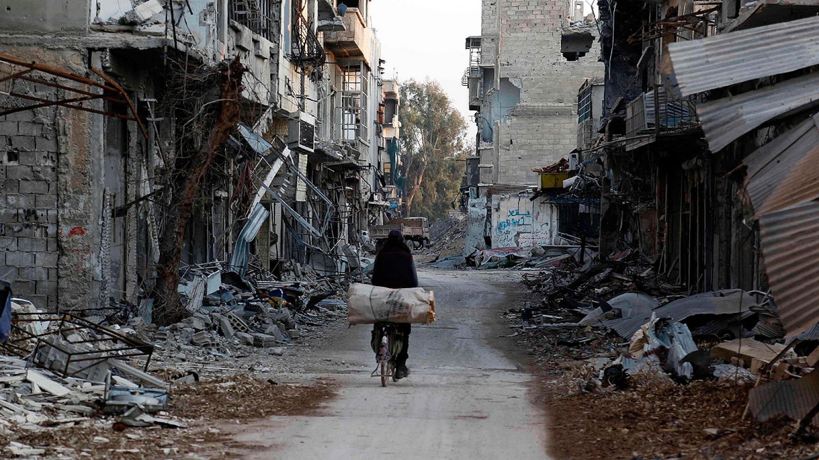 Barrio sirio de Jobar, en las afueras de Damasco