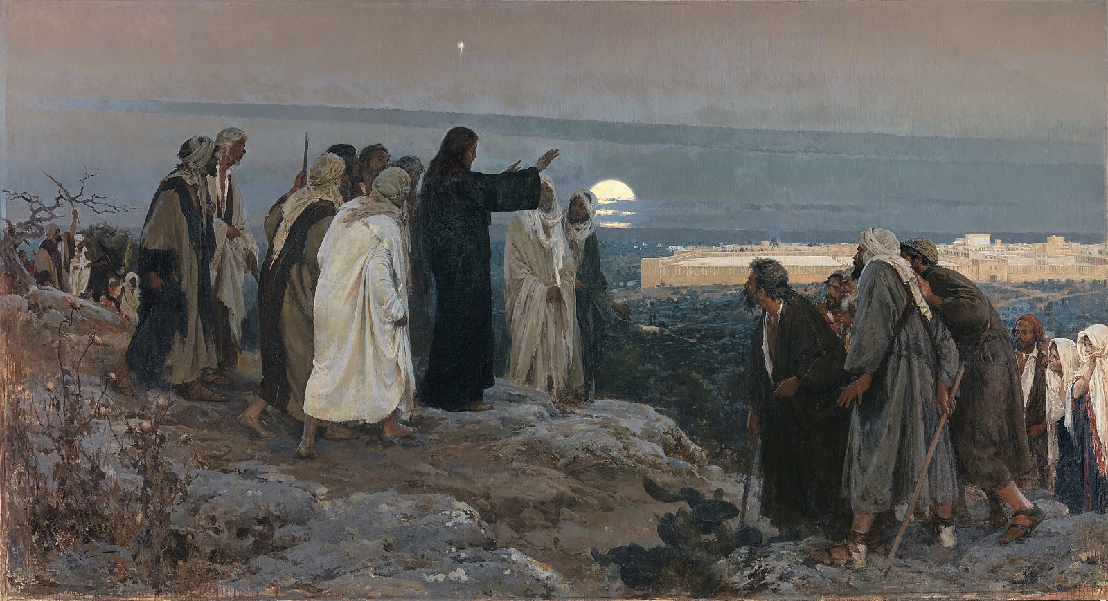 La pintura 'Flevit super illam' de Enrique Simonet  (1892).