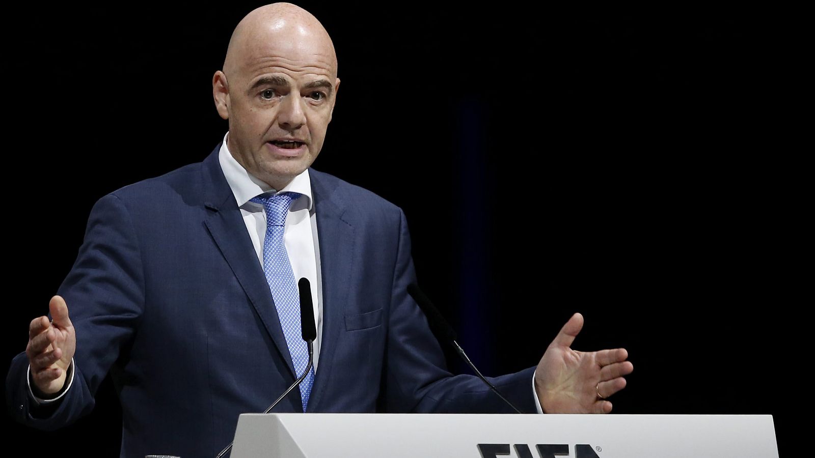 El secretario general de la UEFA, Gianni Infantino