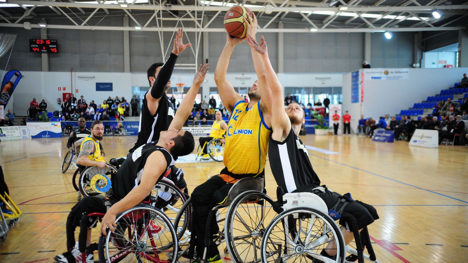 Baloncesto en silla de ruedas, partido ILUNION BSR - AMIAB Albacete