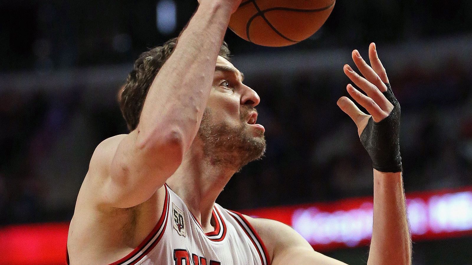 Pau Gasol, en el partido contra los Blazers.