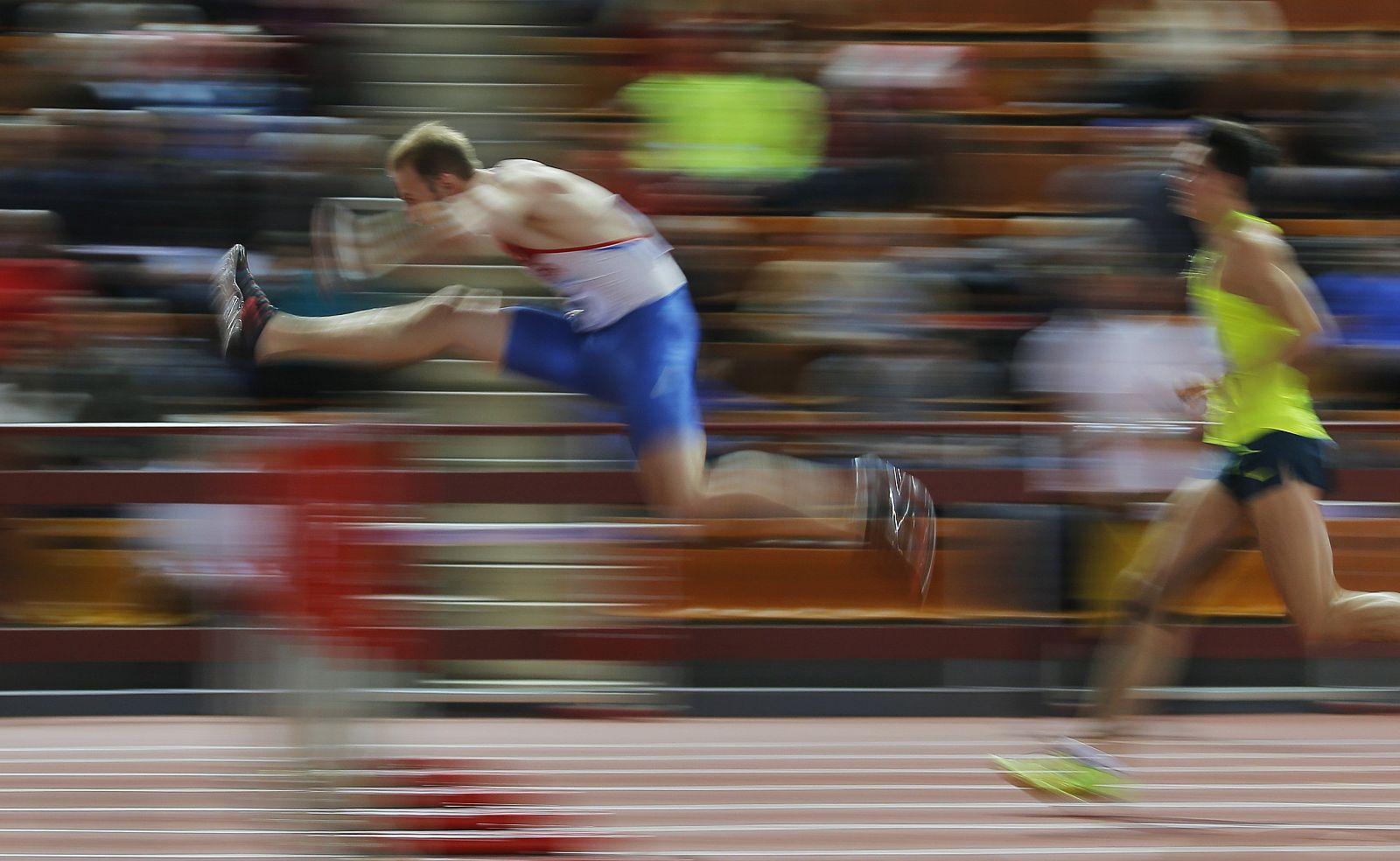 Imagen de deportistas durante una prueba de atletismo, (archivo).