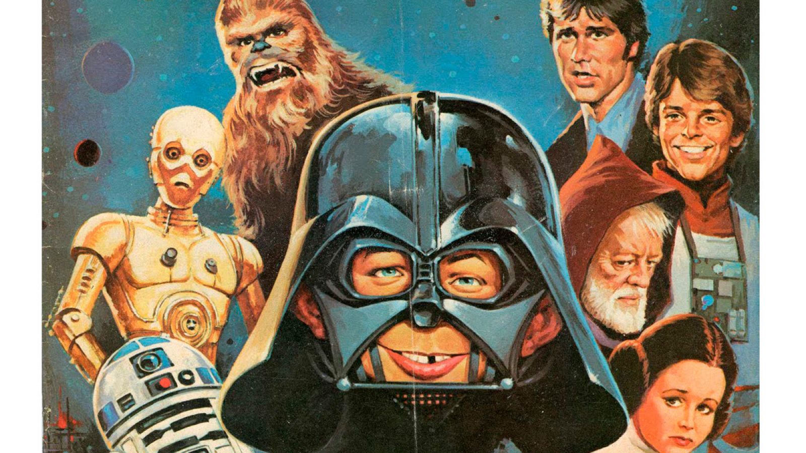 Fragmento de la portada de un número de MAD dedicado a 'Star Wars'