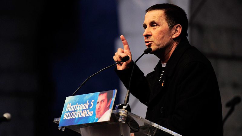 El secretario general de Sortu y exportavoz de Batasuna, Arnaldo Otegi.