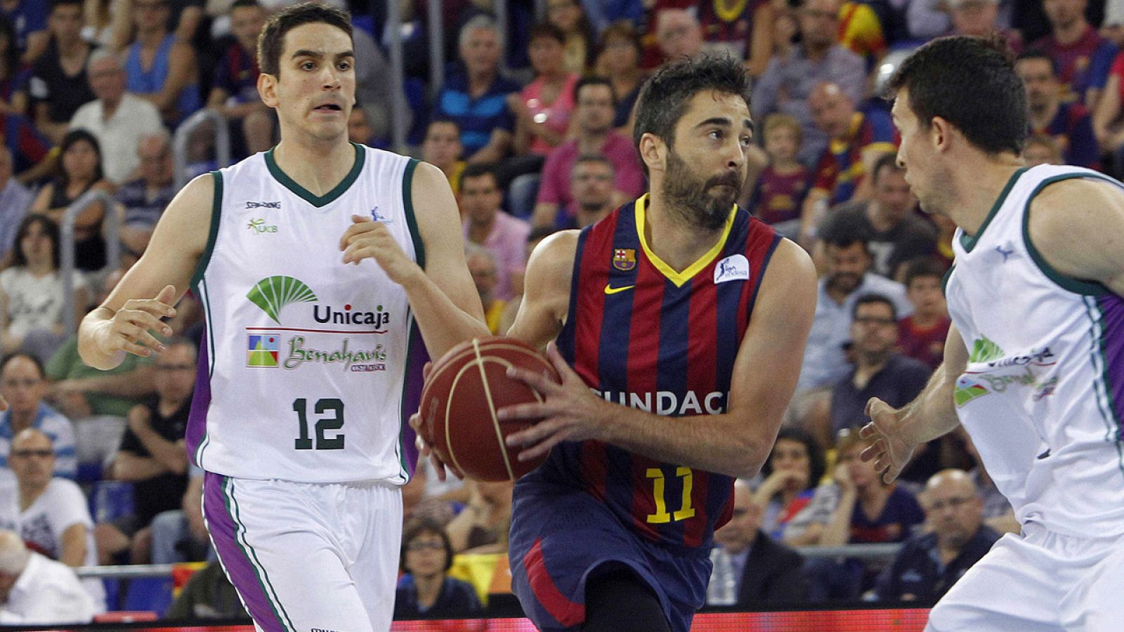 Barça - Unicaja de los play off de la temporada 2014/15