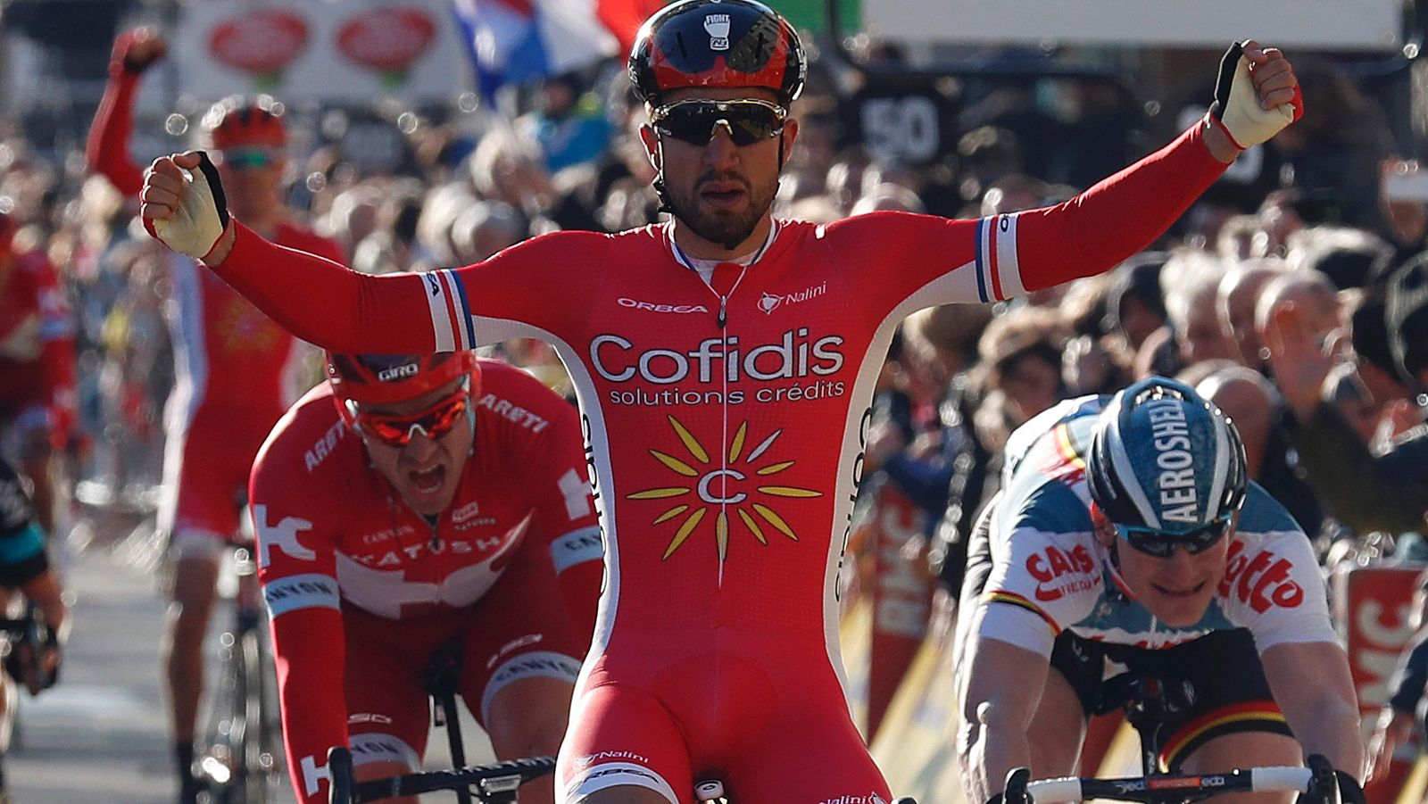 El francés Nacer Bouhanni (Cofidis) ha sido el ganador de la cuarta etapa de la París-Niza