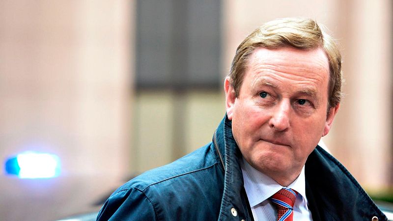 El primer ministro en funciones de Irlanda, Enda Kenny