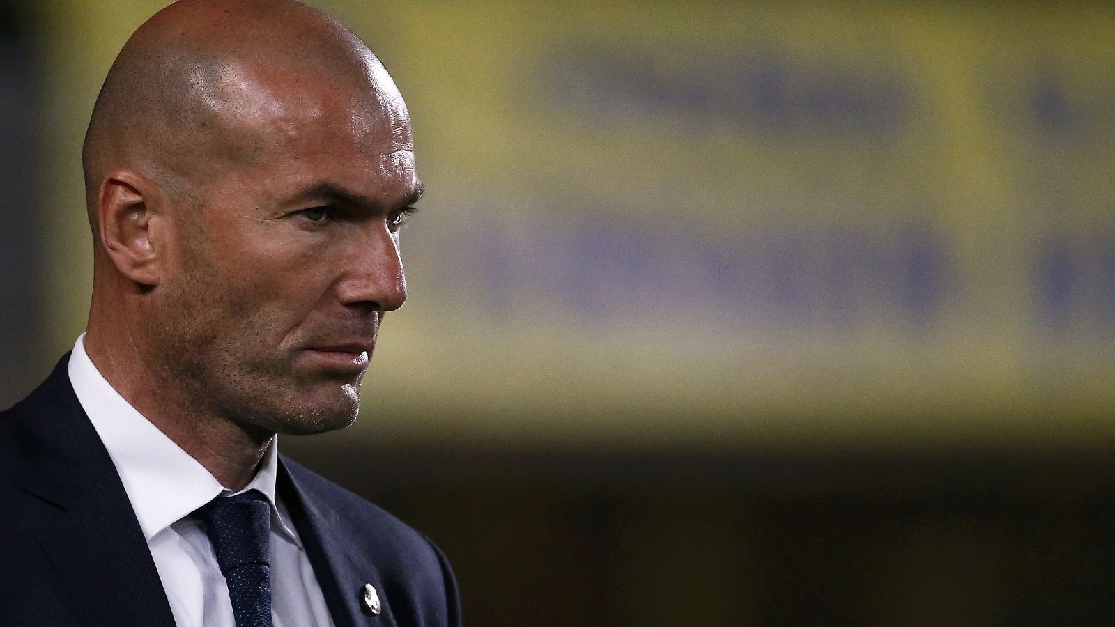 Zinedine Zidane, en el estadio de Gran Canaria.