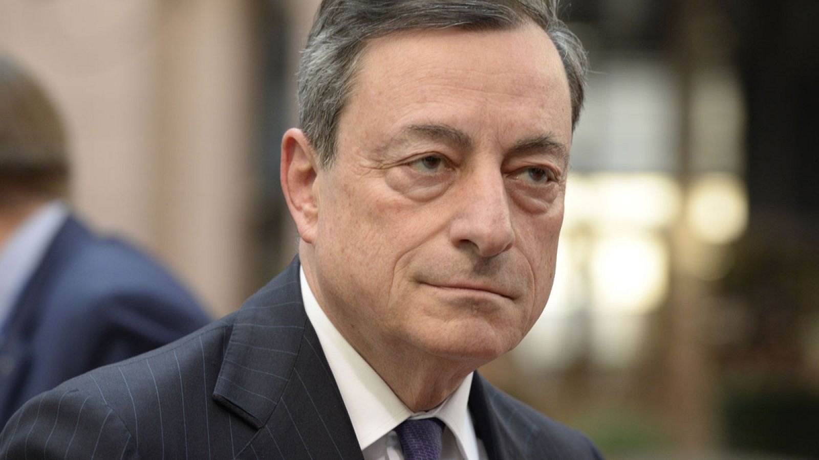 El presidente del BCE, Mario Draghi, en Bruselas