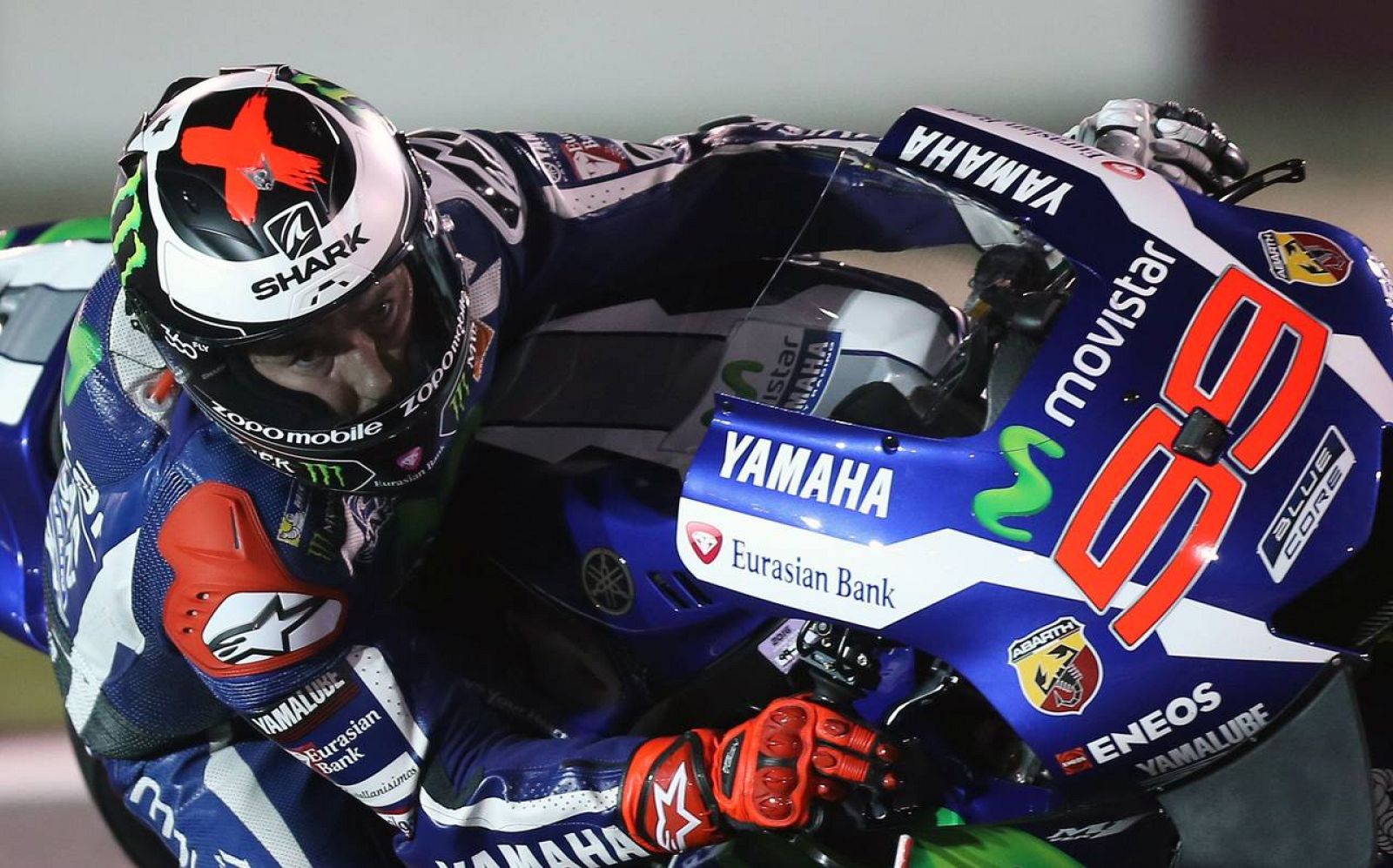 Jorge Lorenzo durante las series en Losail. 