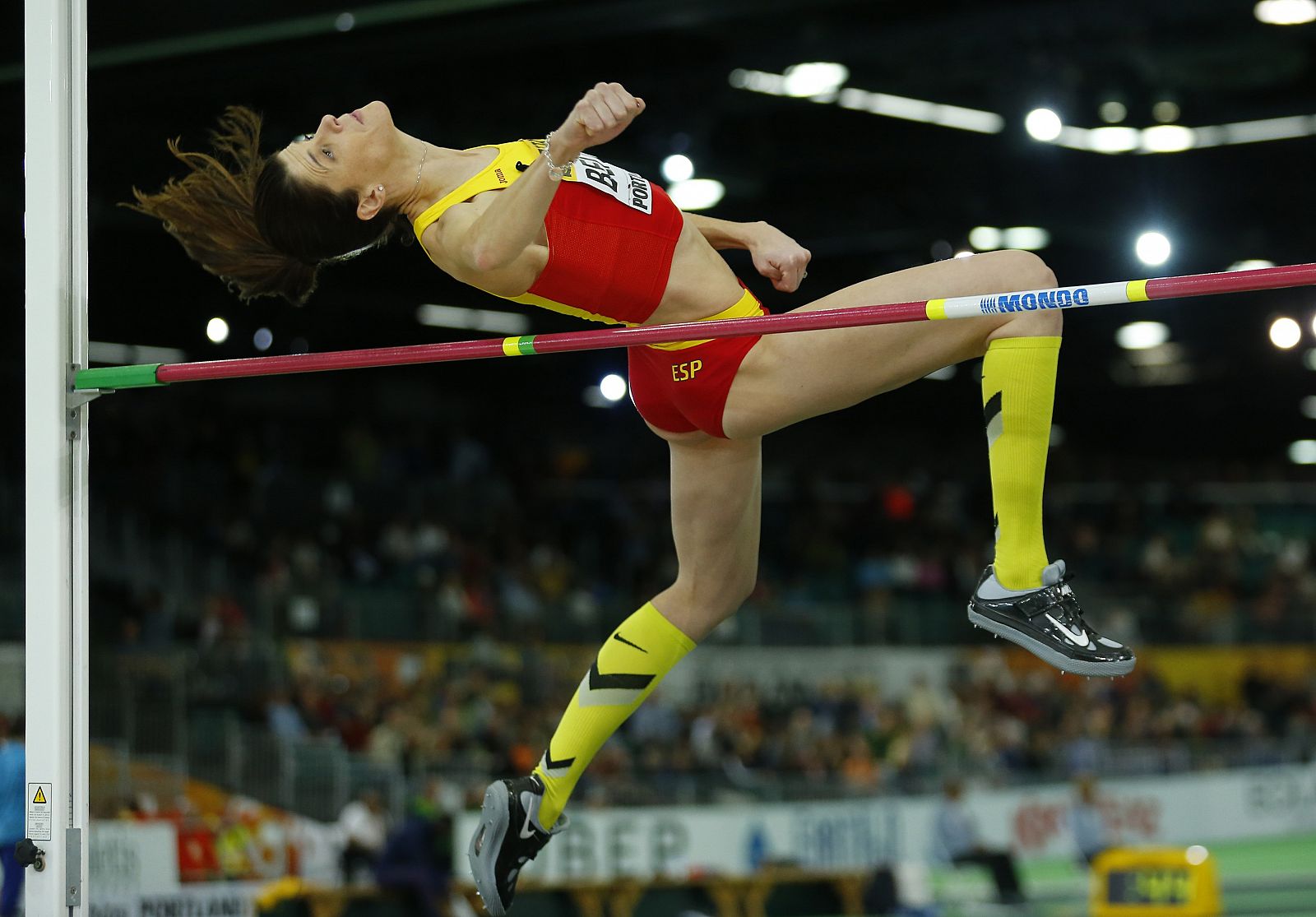 Beitia supera el listón en la pista de Portland